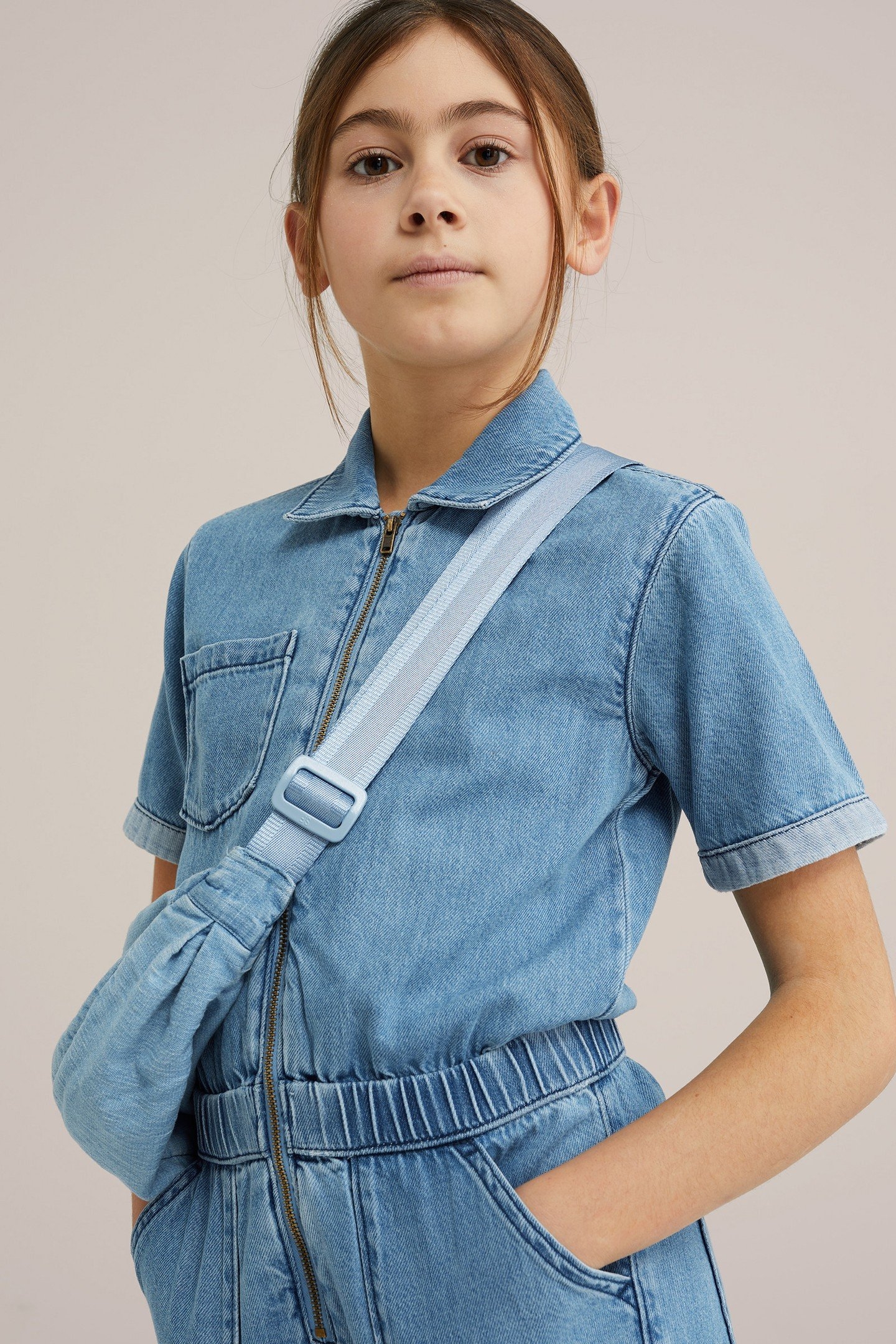GIRLS JUMPSUIT LIGHT BLUE 6