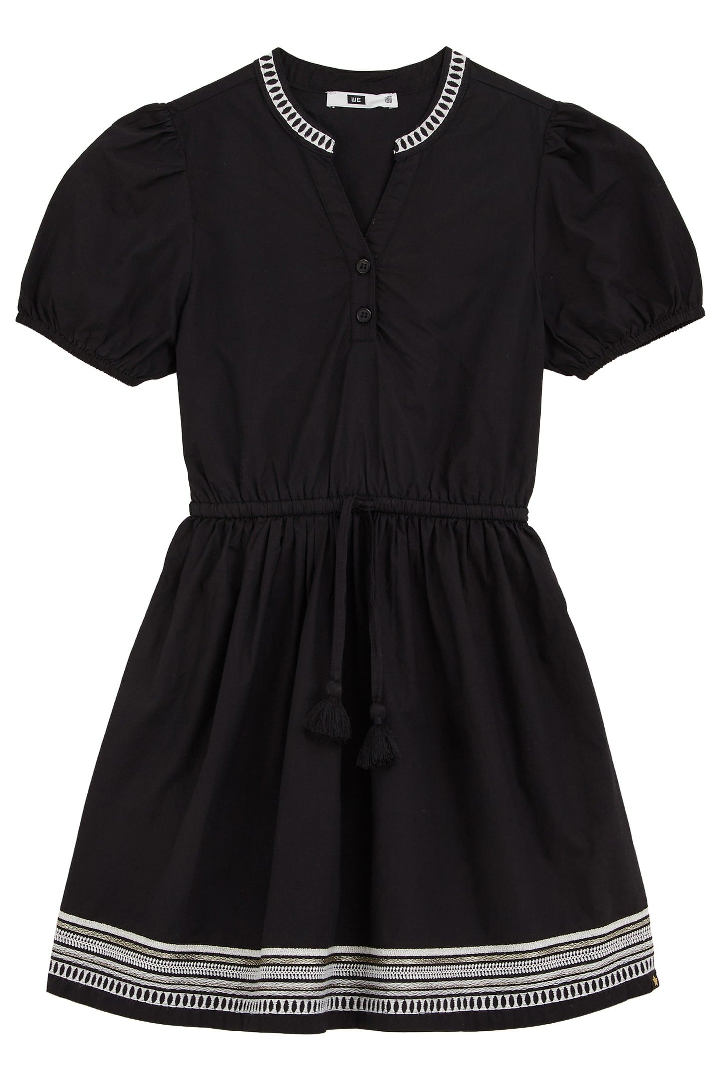 GIRLS DRESS MID LENGTH BLACK 3