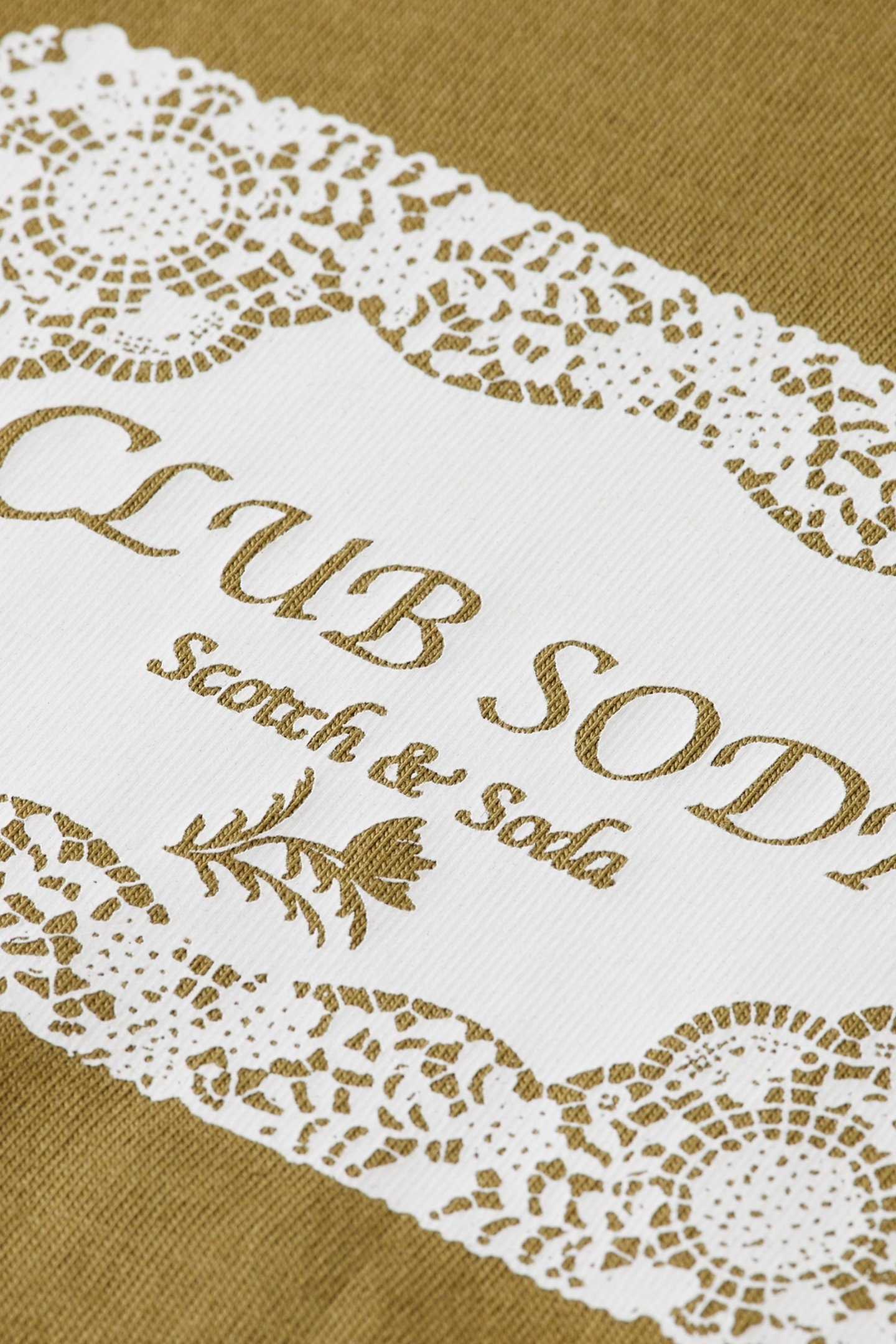 CHEST ARTWORK REGULAR T-SHIRT WASHED MILITARY 3