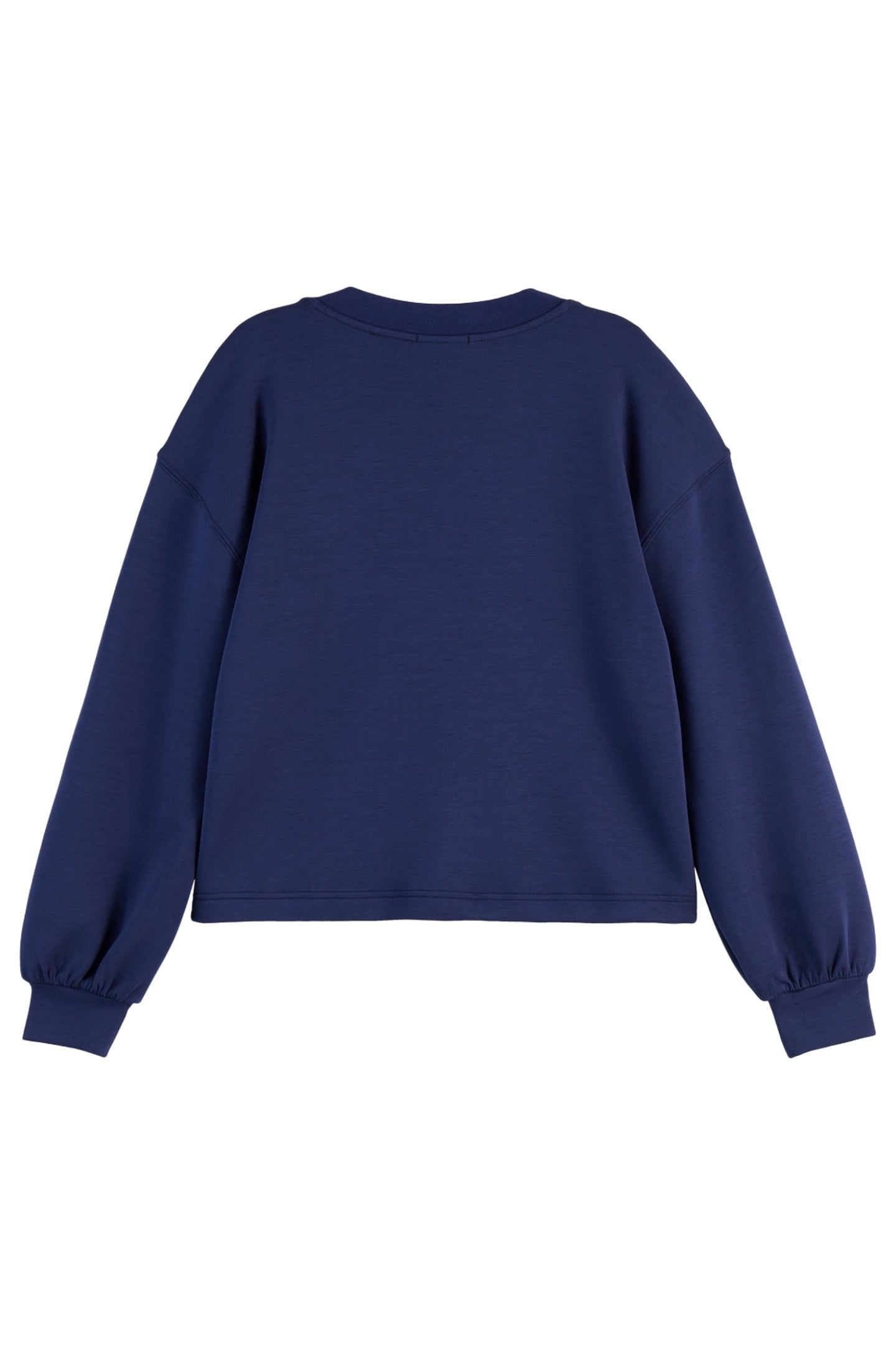 V-NECK MODAL SWEATSHIRT NAVY 2