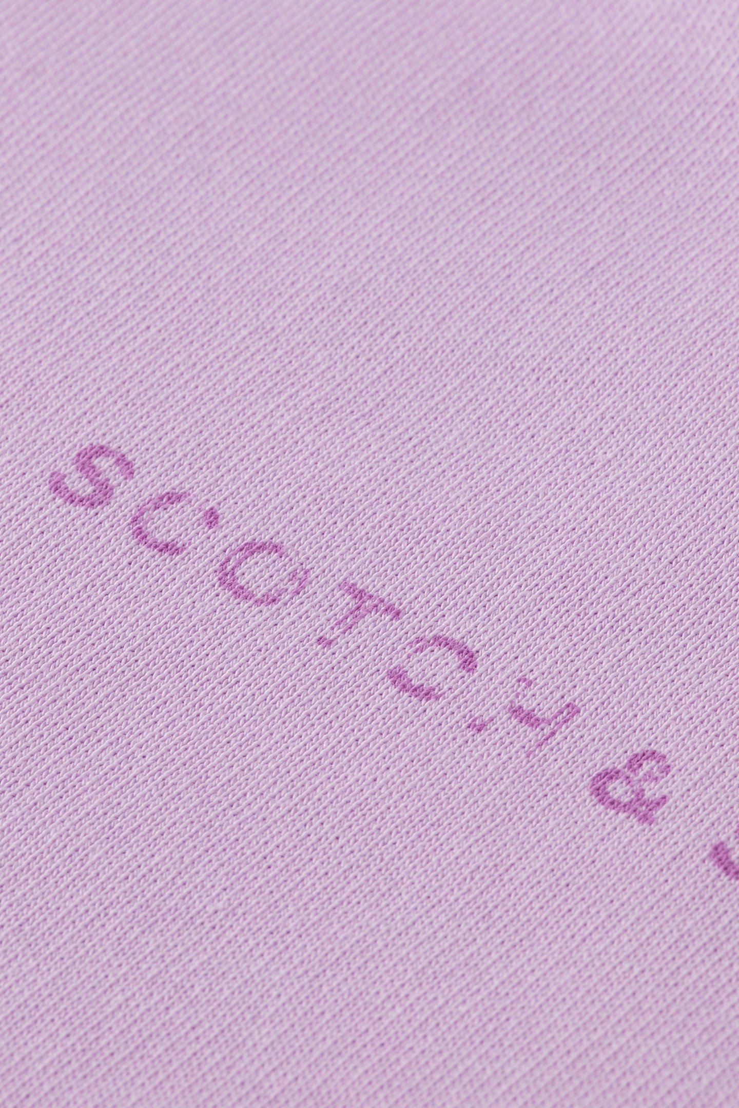 FLATLOCK LOOSE FIT SWEATSHIRT LIGHT IRIS PINK 3