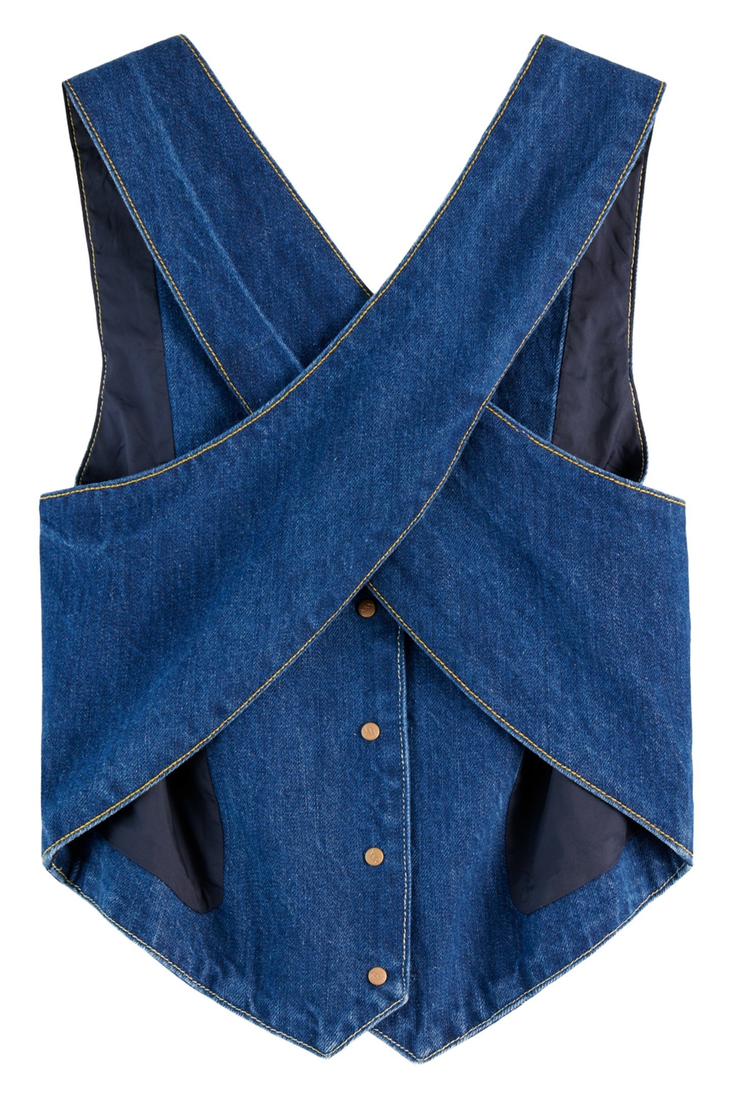FITTED DENIM WAISTCOAT CITY FRESH 3