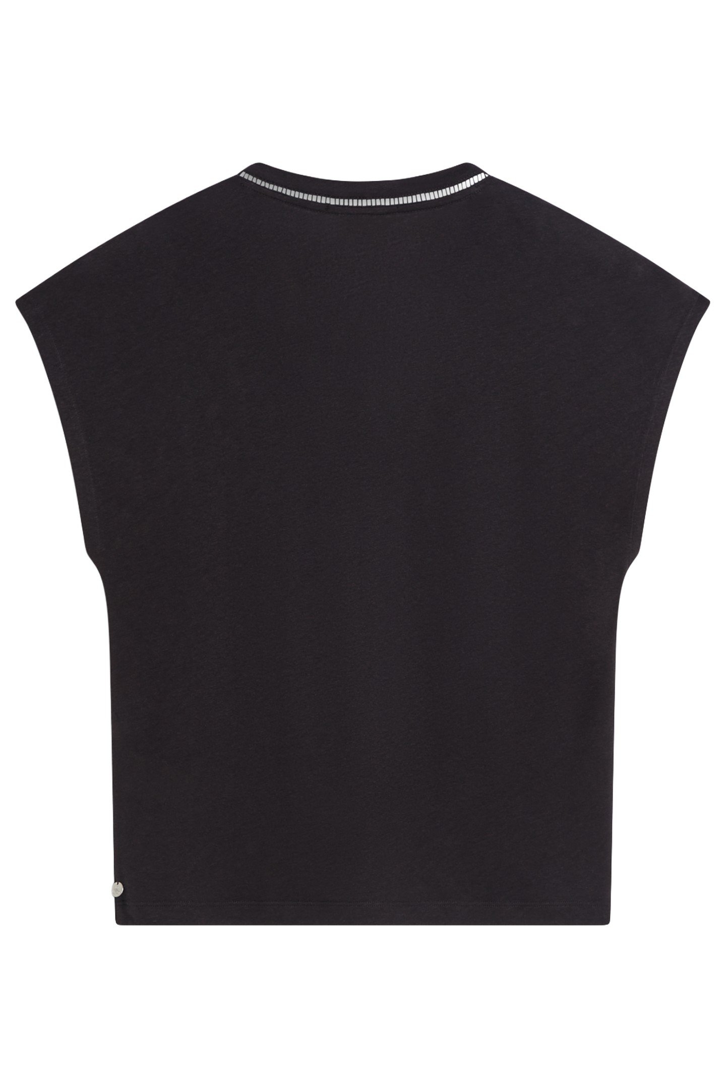 COTTON LINEN V-NECK T-SHIRT PEACH PINK 6