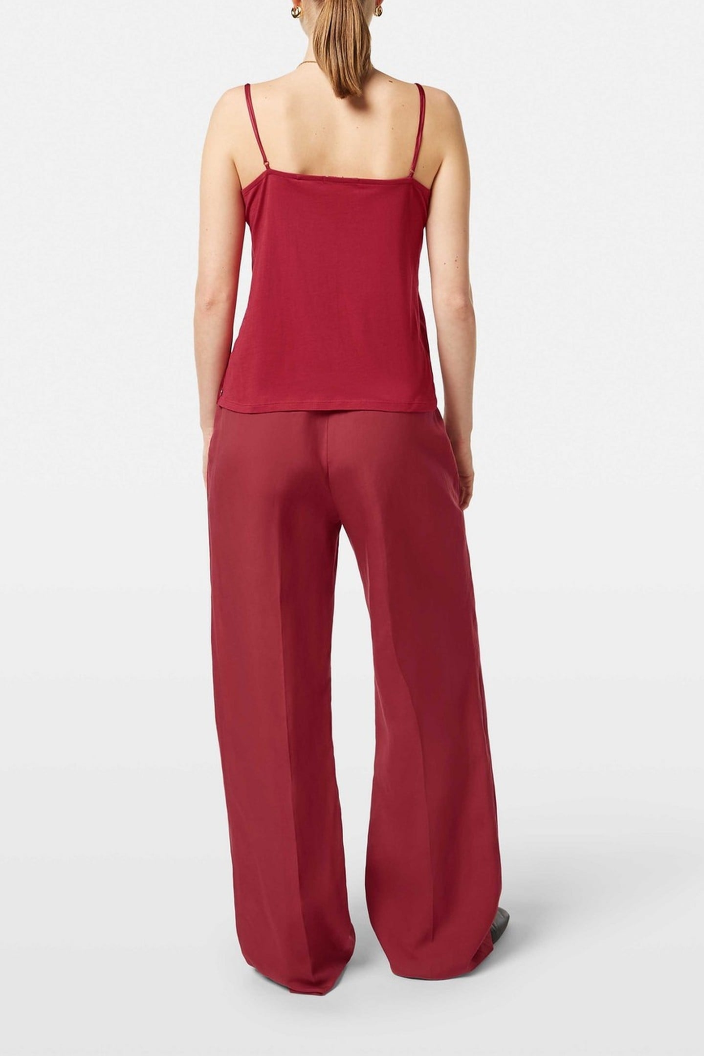 JERSEY WOVEN TANK ABSTRACT SUN PINK 3