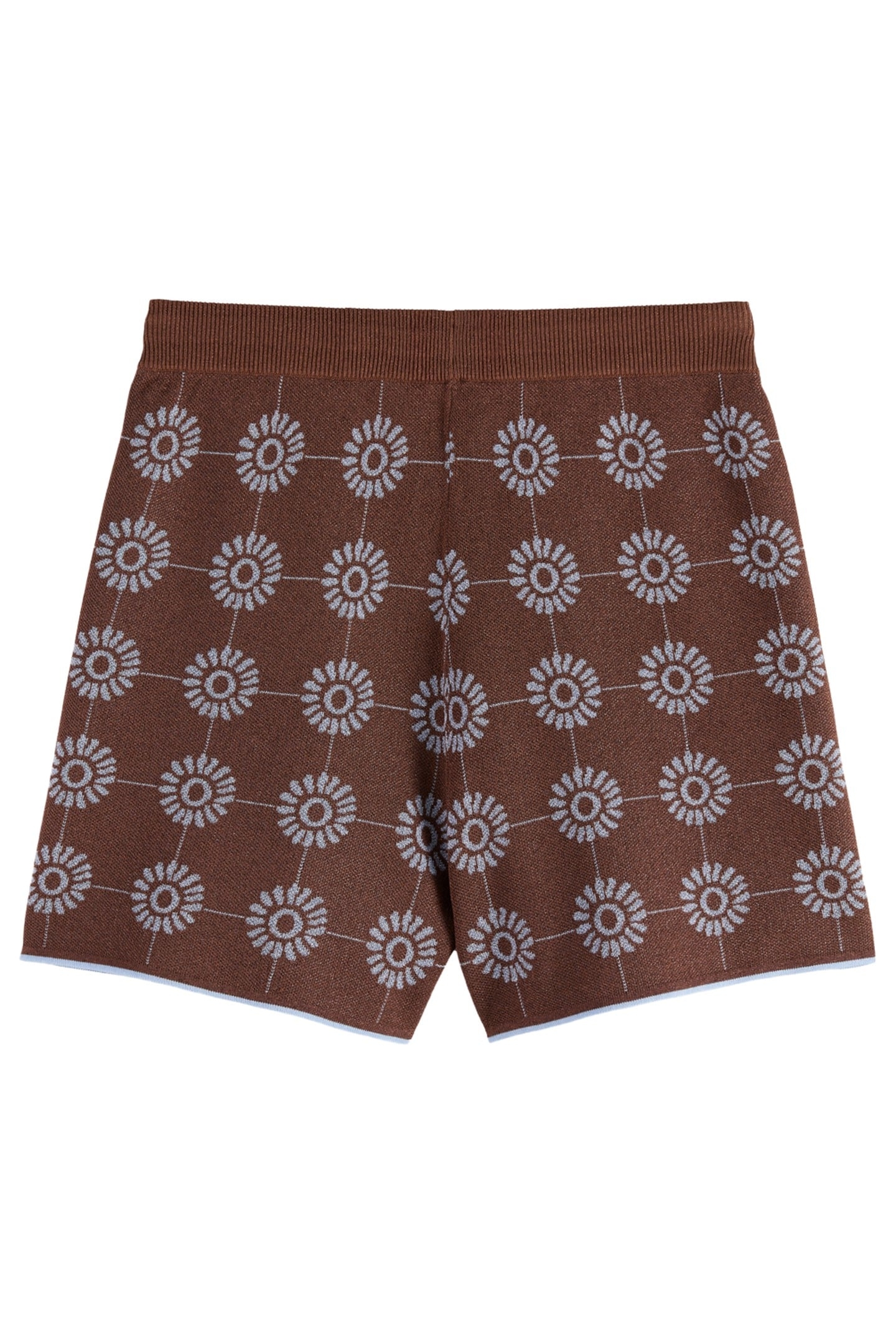 JACQUARD KNITTED SHORTS COLD BREW 5