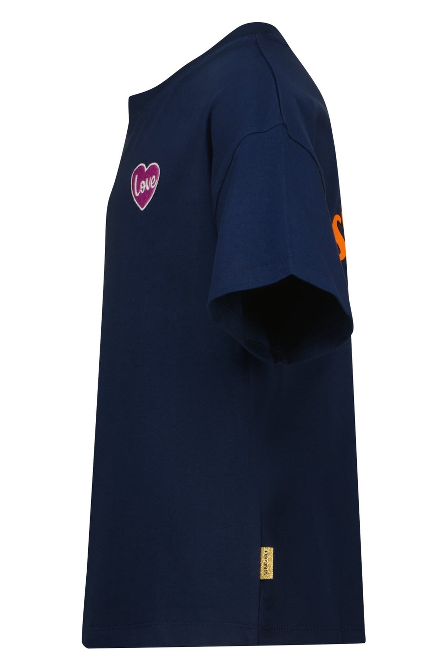 GIRLS HANNEMARE T-SHIRT DARK BLUE 3