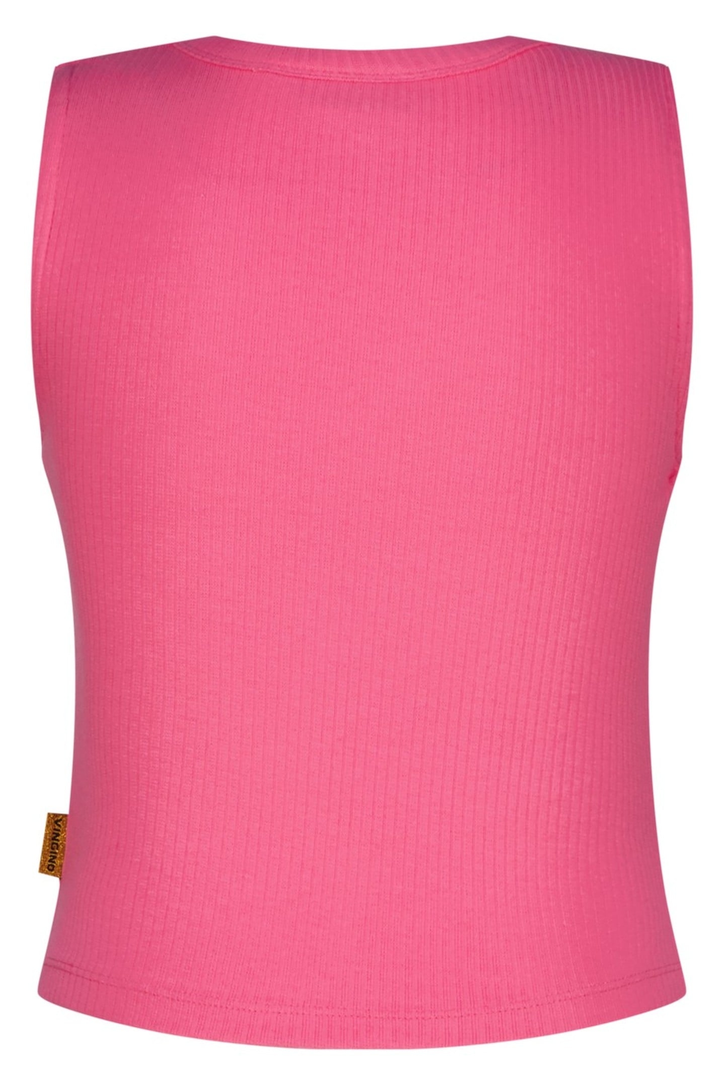 GIRLS BASIC-CROP RIB TOP TOP SANGRIA SUNSET 2