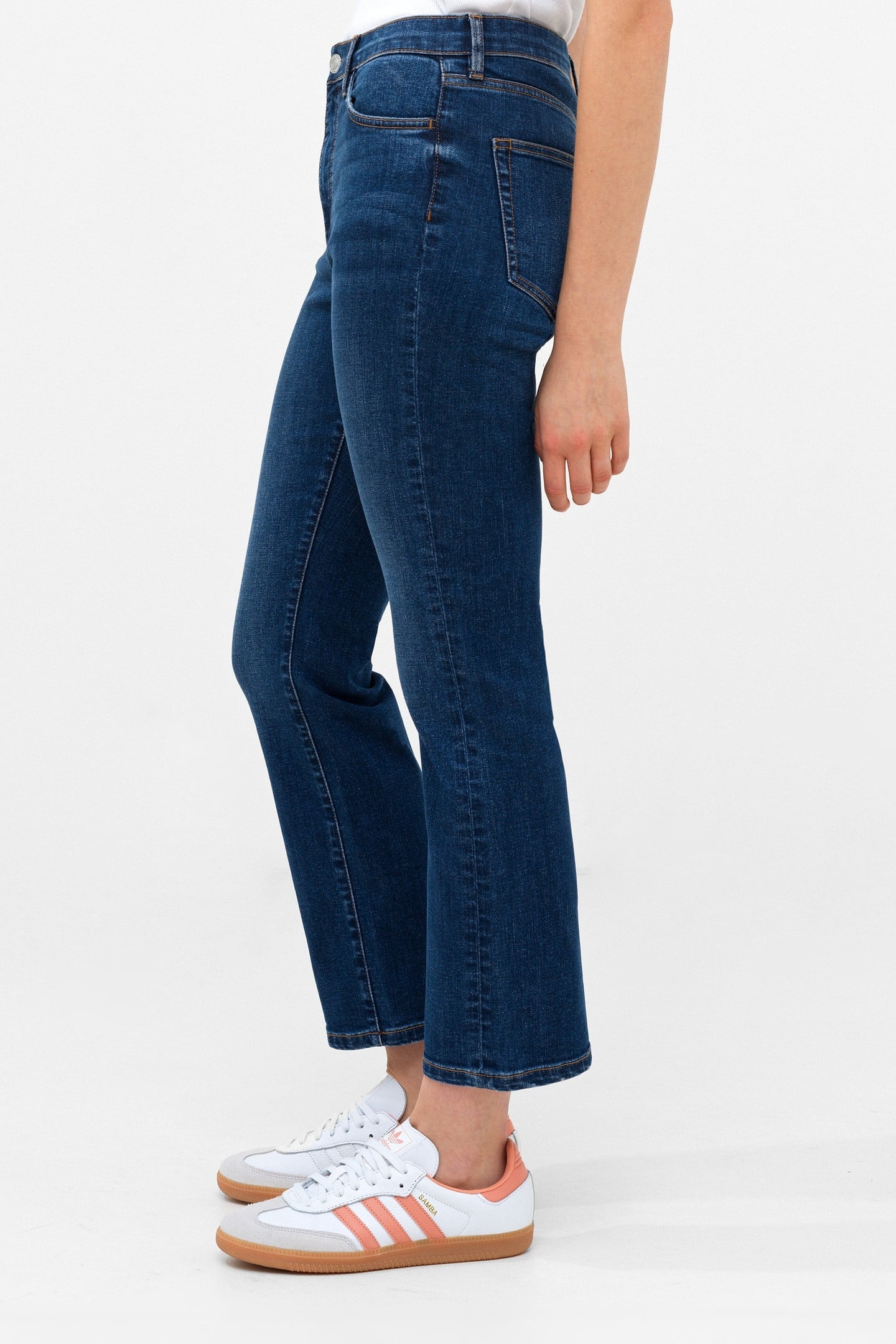 STRETCH DENIM BT CUT ANKLE DNM VINTAGE MID WAS 3