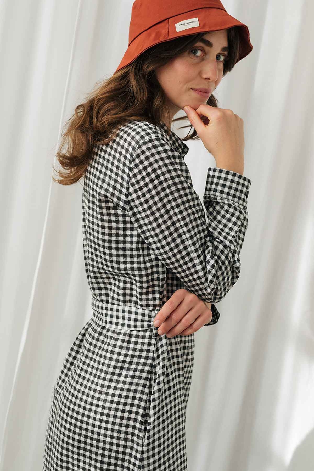 POLLAN - BLACK & WHITE VICHY 5