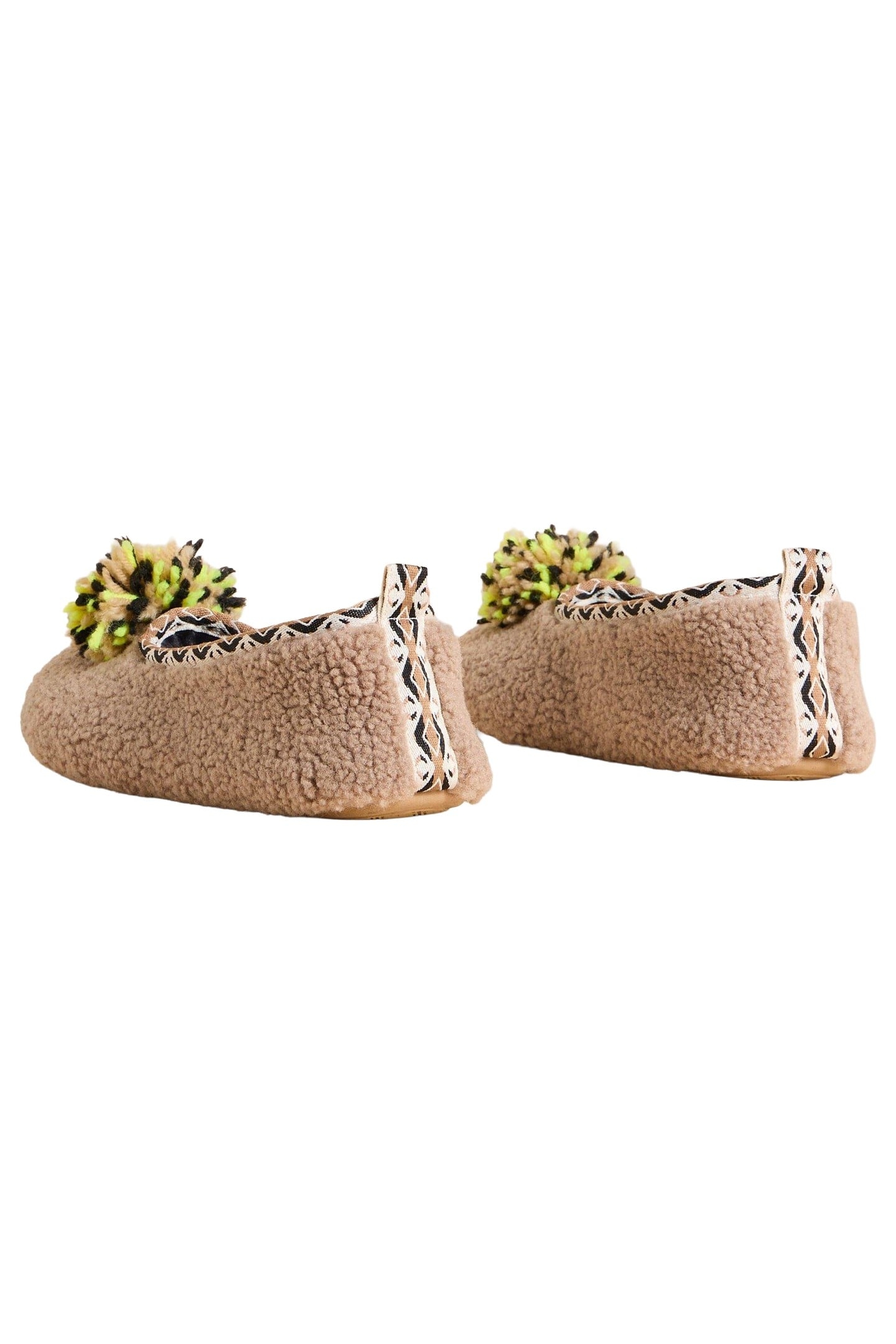 POM BALLET SLIPPER DARK NATURAL 2