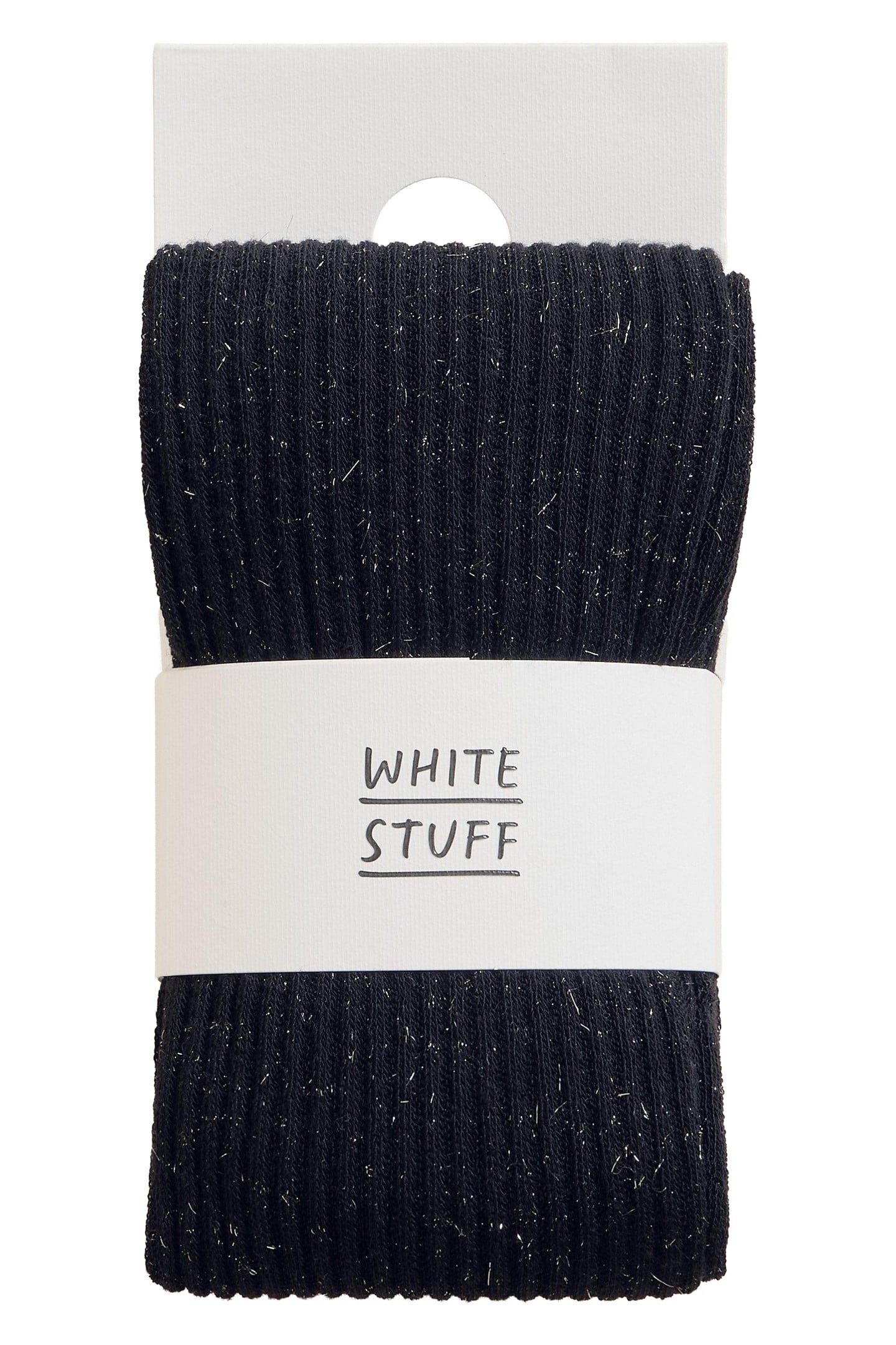 SASHA SPARKLE RIBBED TIGHTS DARK NAVY 2