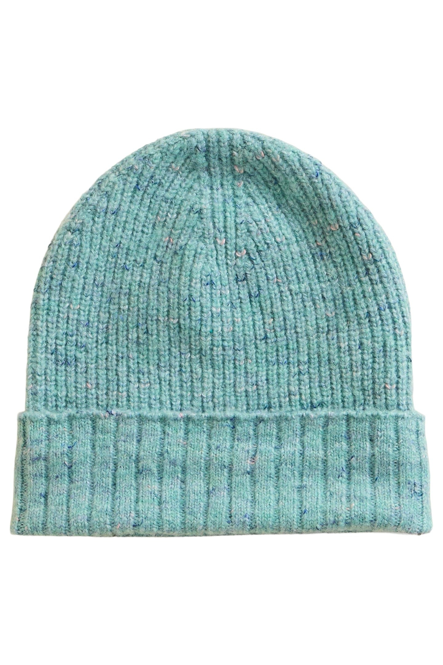 ABBY KNITTED BEANIE LIGHT TEAL 2