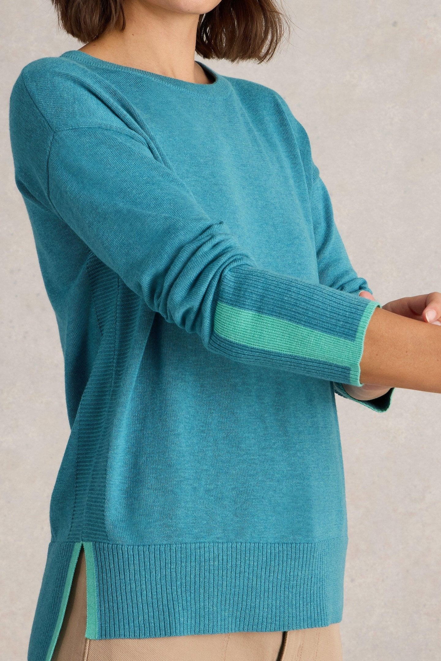 OLIVE JUMPER MID BLUE 6