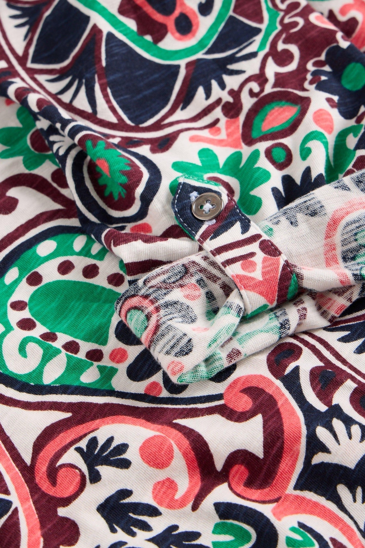 ANNIE JERSEY SHIRT NATURAL PRINT 5