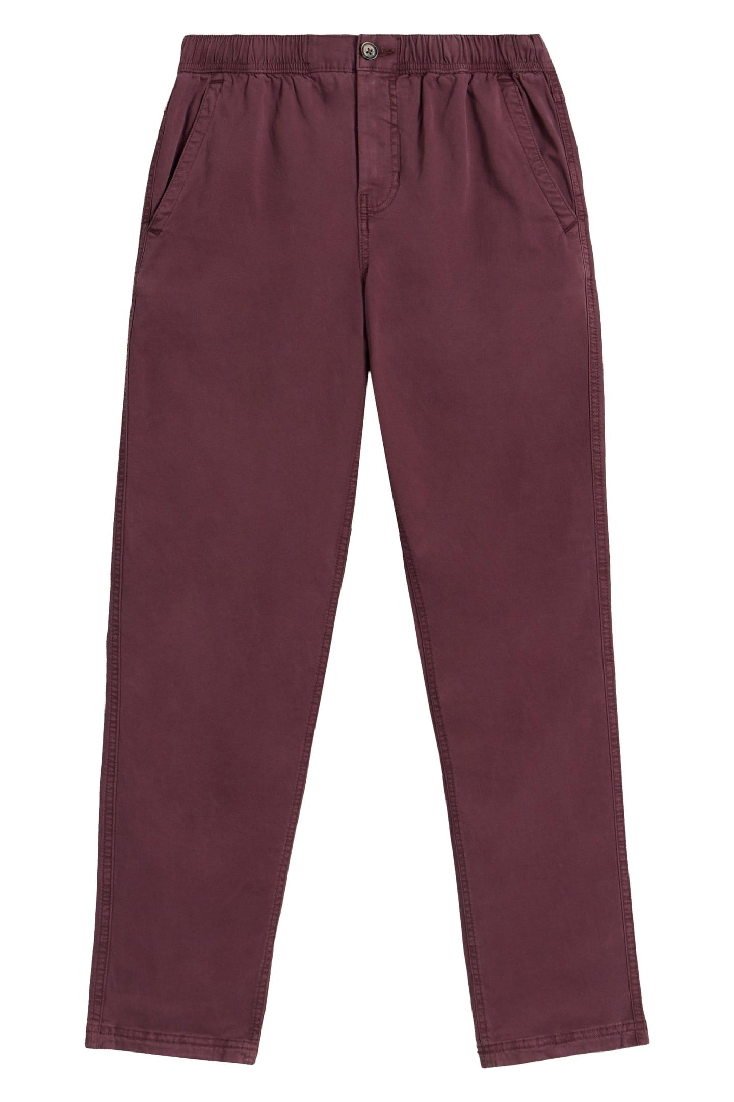 SUTTON DRAWSTRING TROUSER DARK PLUM 4