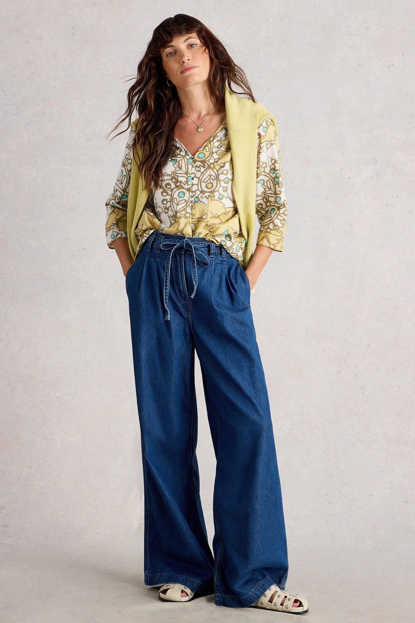 RAE ORGANIC COTTON TOP YELLOW MULTI 2