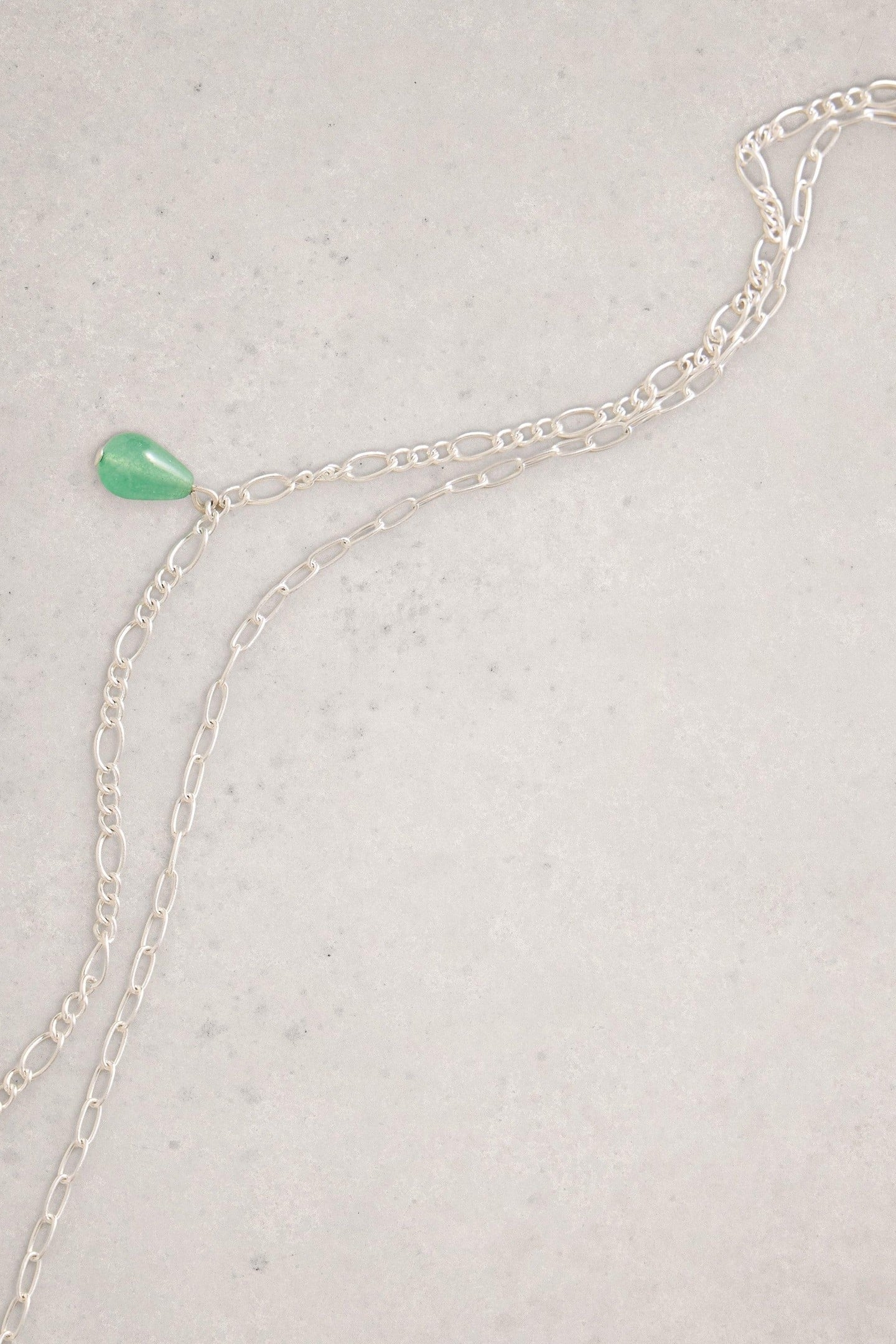 LILY MULTI DROP NECKLACE GREEN MULTI 1