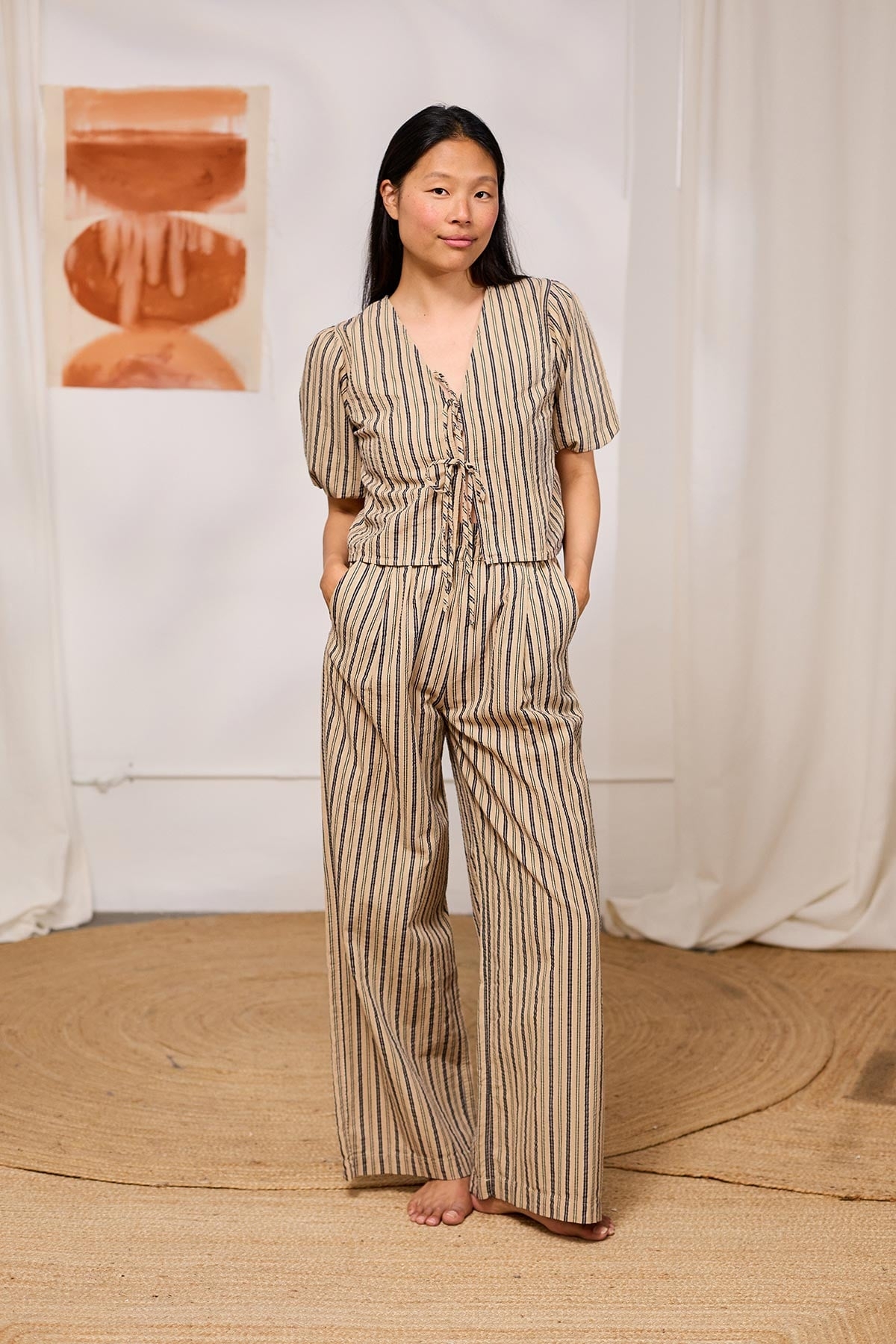 BALDWIN - NAVY STRIPE 1