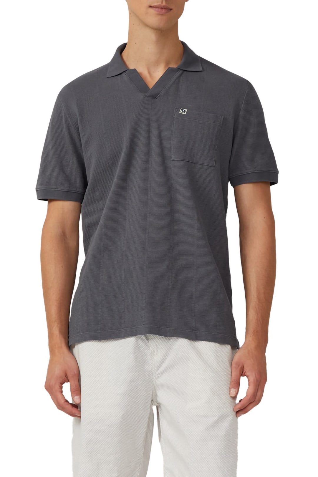 S.OLIVER POLOSHIRTS GREY/BLACK 1