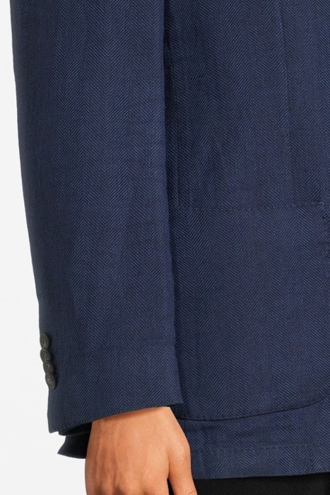 Blue Herringbone Havana Blazer 3
