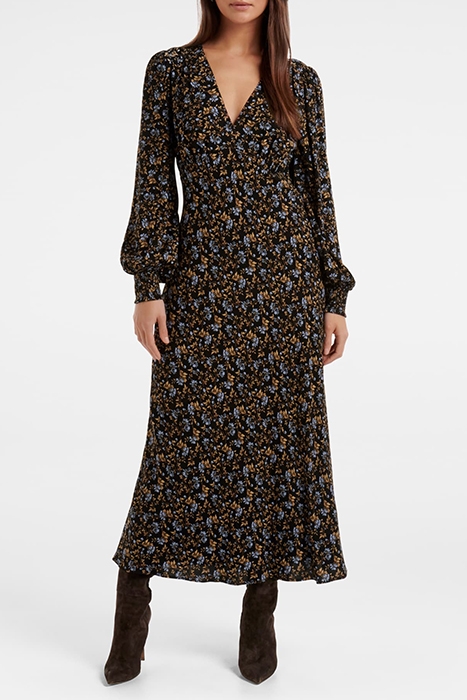 FARAH BIAS CUT MIDI DRESS EVERLY DITSY 1