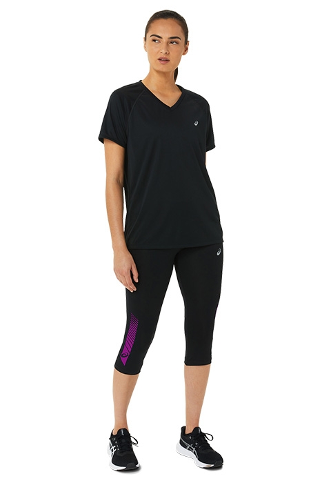 STRIPE KNEE TIGHT PERFORMANCE BLACK/ORCHID 3
