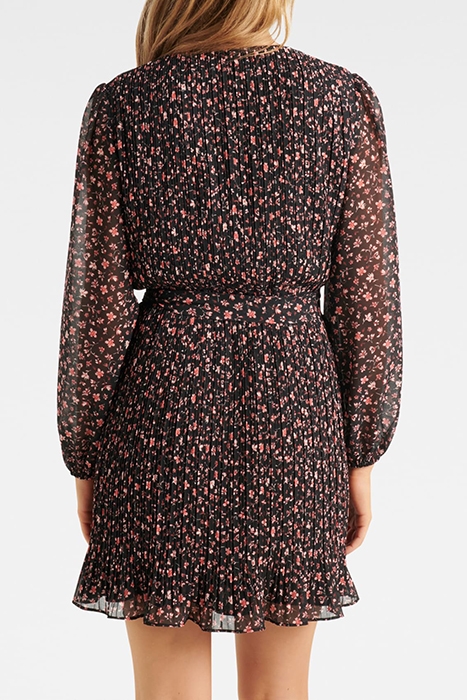 LULA PLEAT DETAIL MINI DRESS RUBY PARKHILL DITSY 2