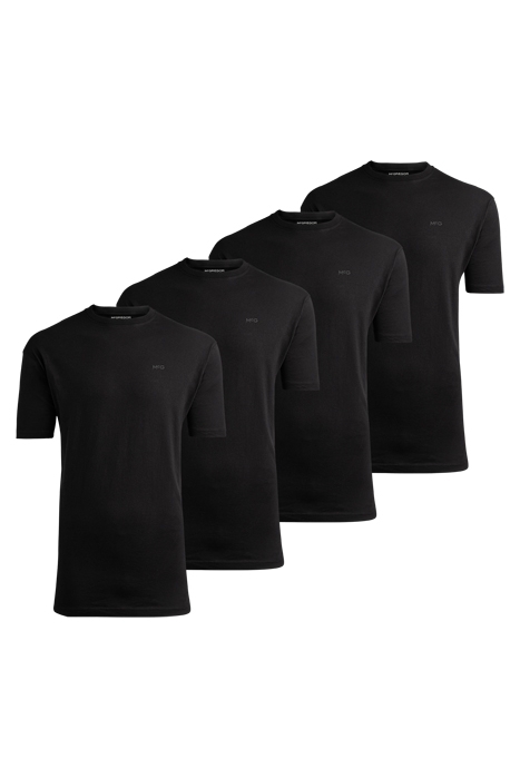 MCGREGOR T-SHIRT 4-PACK BLACK 1