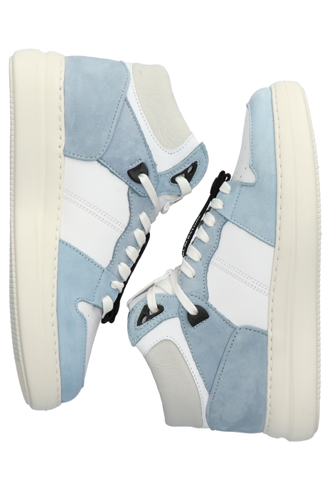 XL28 WHITE LIGHT BLUE - HIGH-TOP SNEAKER WHITE LIGHT BLUE 4