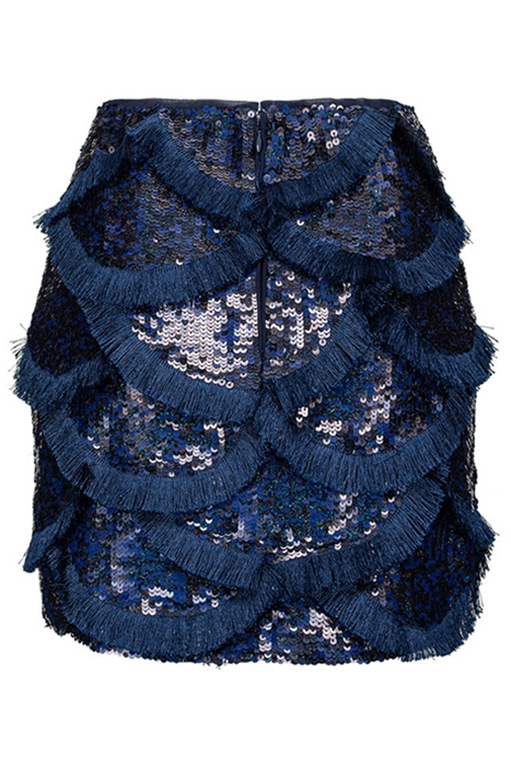 GORGONZOLA GONNA FULL PAILLETT BLUE/BRIGHT BLUE MULTI-COLOUR 7