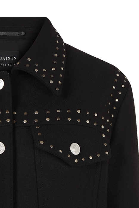 ACEY STUD JACKET BLACK 6