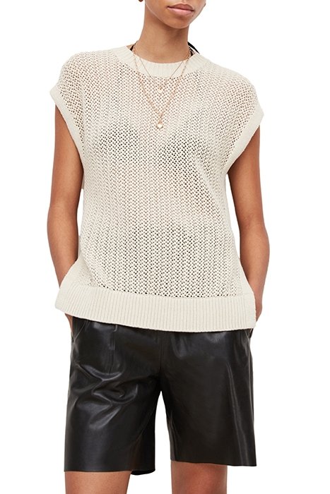 ZADIE TANK PAMPAS WHITE 1