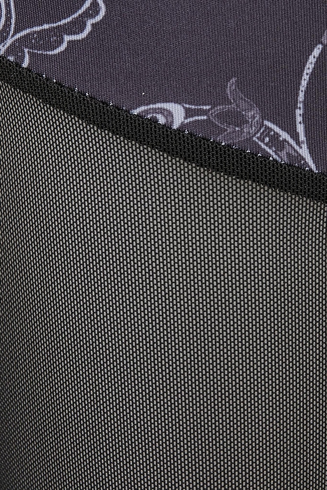 LADIES TECH MESH AOP LEGGINGS BLACKPAISLEY 7