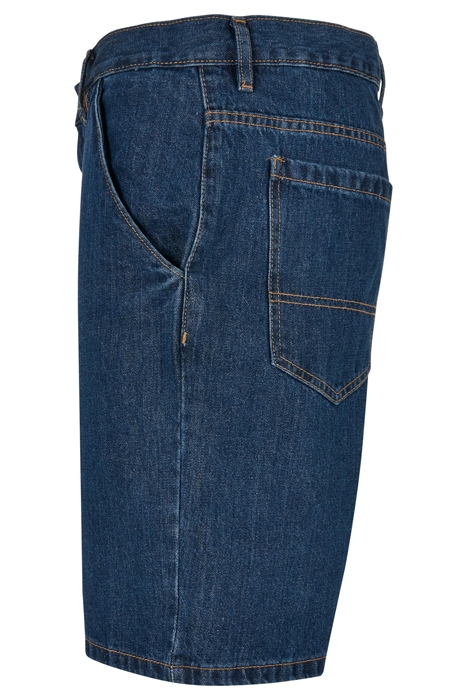 ORGANIC DENIM BERMUDA SHORTS MID INDIGO WASHED 8