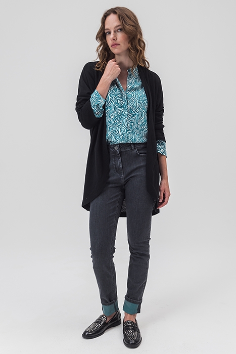 GRIJZE SKINNY HIGH WAIST DENIM LIGHT GREY DENIM 1