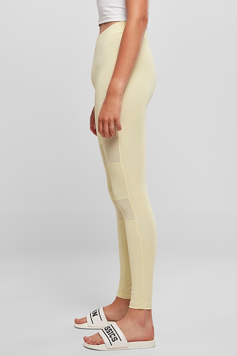LADIES TECH MESH LEGGINGS SOFTYELLOW 6