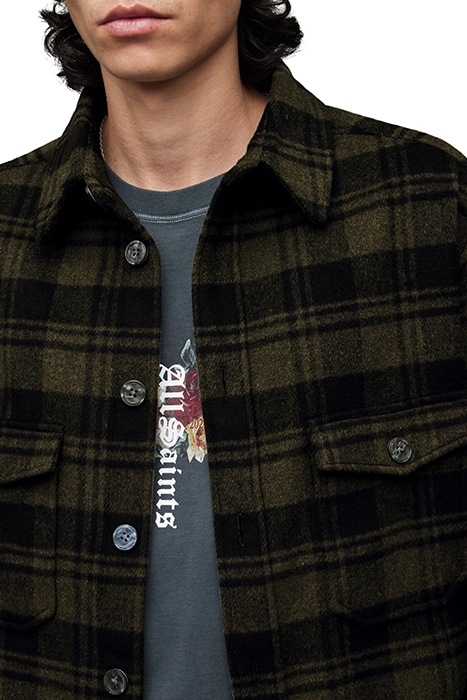 ASBURY LS SHIRT KHAKI GREEN 5