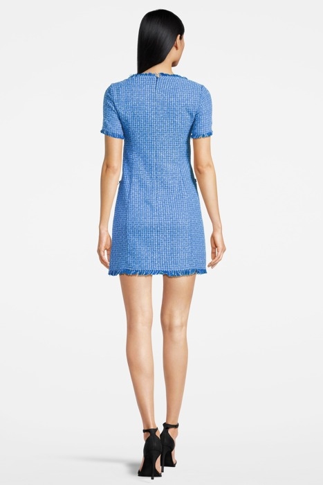 TIMMY ABITO TWEED LEGGERO BOUC PERIWINKLE BLUE 2