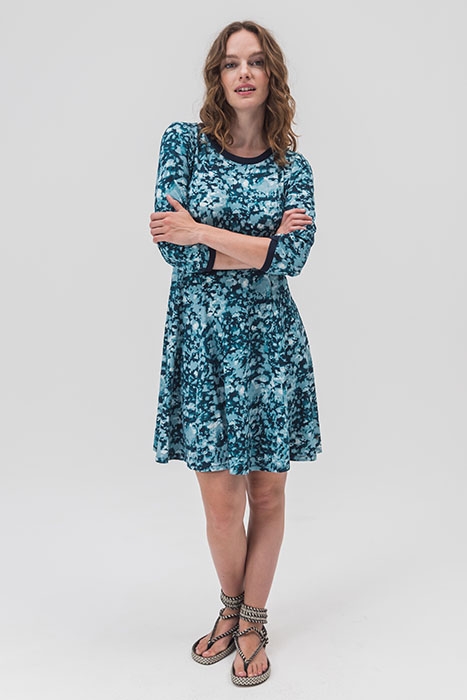 JURK MET ABSTRACTE PRINT KAYAKING 1