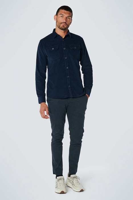 PANTS CHINO GARMENT DYED STRETCH RESPONSIBLE CHOICE CARBON B 4