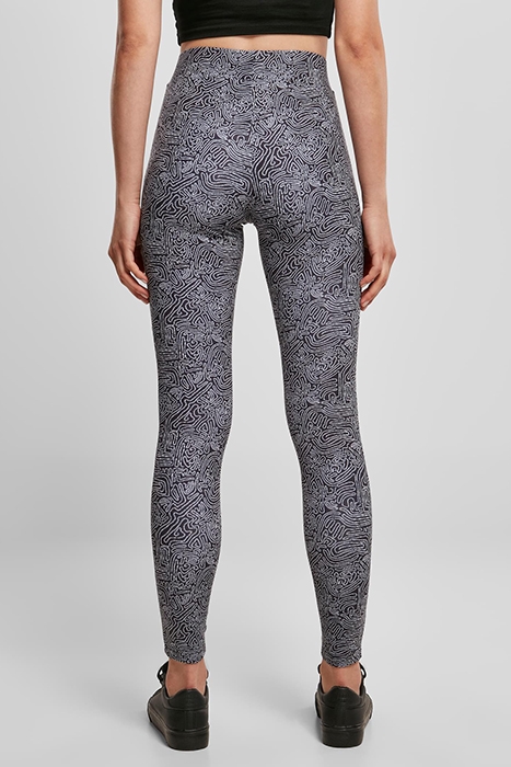 LADIES TECH MESH AOP LEGGINGS BLACKZEN 3