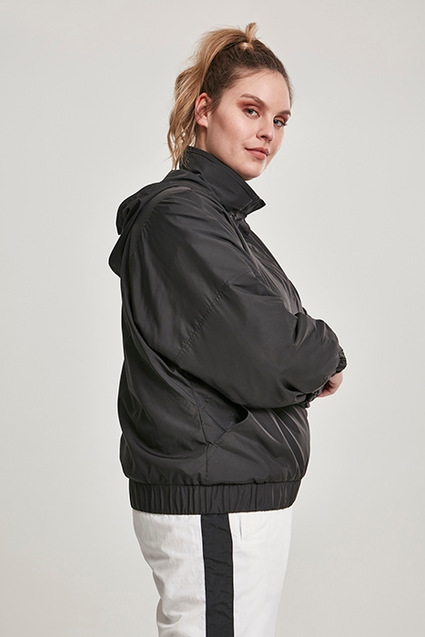 LADIES PANEL PULL OVER JACKET BLACK 5