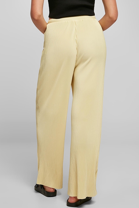 LADIES PLISSE PANTS SOFTYELLOW 3
