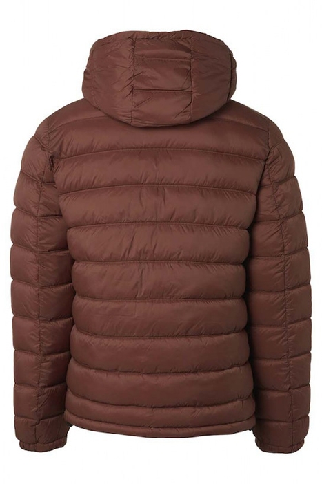 JACKET SHORT FIT HOODED RECYCLED PADDING BRANDY 6