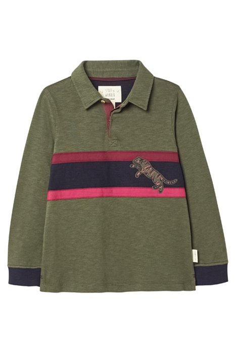 ROB RUGBY TEE SAVANNA GREEN 1