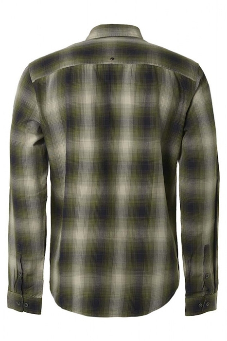 SHIRT CHECK RESPONSIBLE CHOICE SAGE GREEN 6