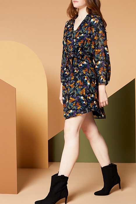 ROYCE - SAGE DRESS WITH ARTY CAMO PRINT 3