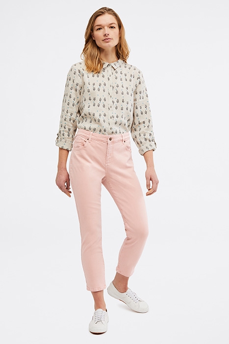 STRAIGHT CROP SPRINGS PINK PLAIN 3