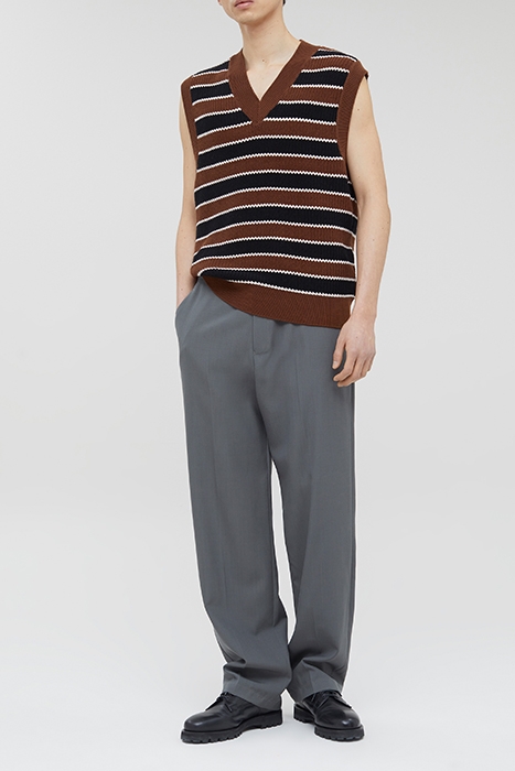 CLOSED MEN VEST TOP KNITS BRAZIL NUT BRAZIL NUT 3