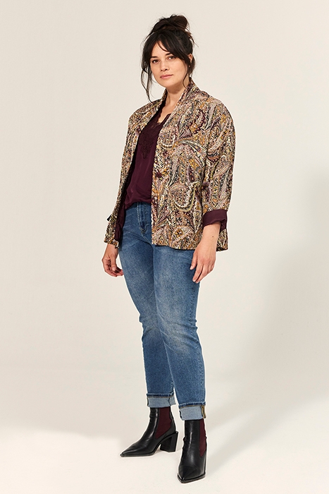 KIMONO PAISLEY SEERSUCKER MULTICOLOUR 2